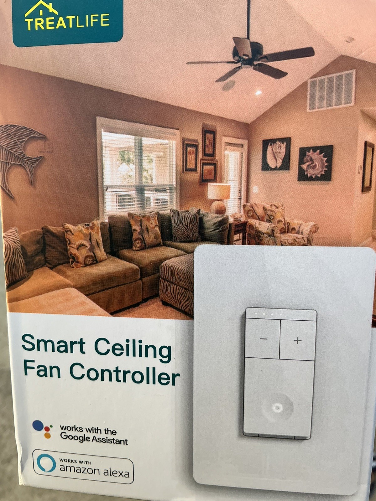 TREATLIFE Smart Fan Switch, 4 Speed Fan Switch for Ceiling Fan, NEW