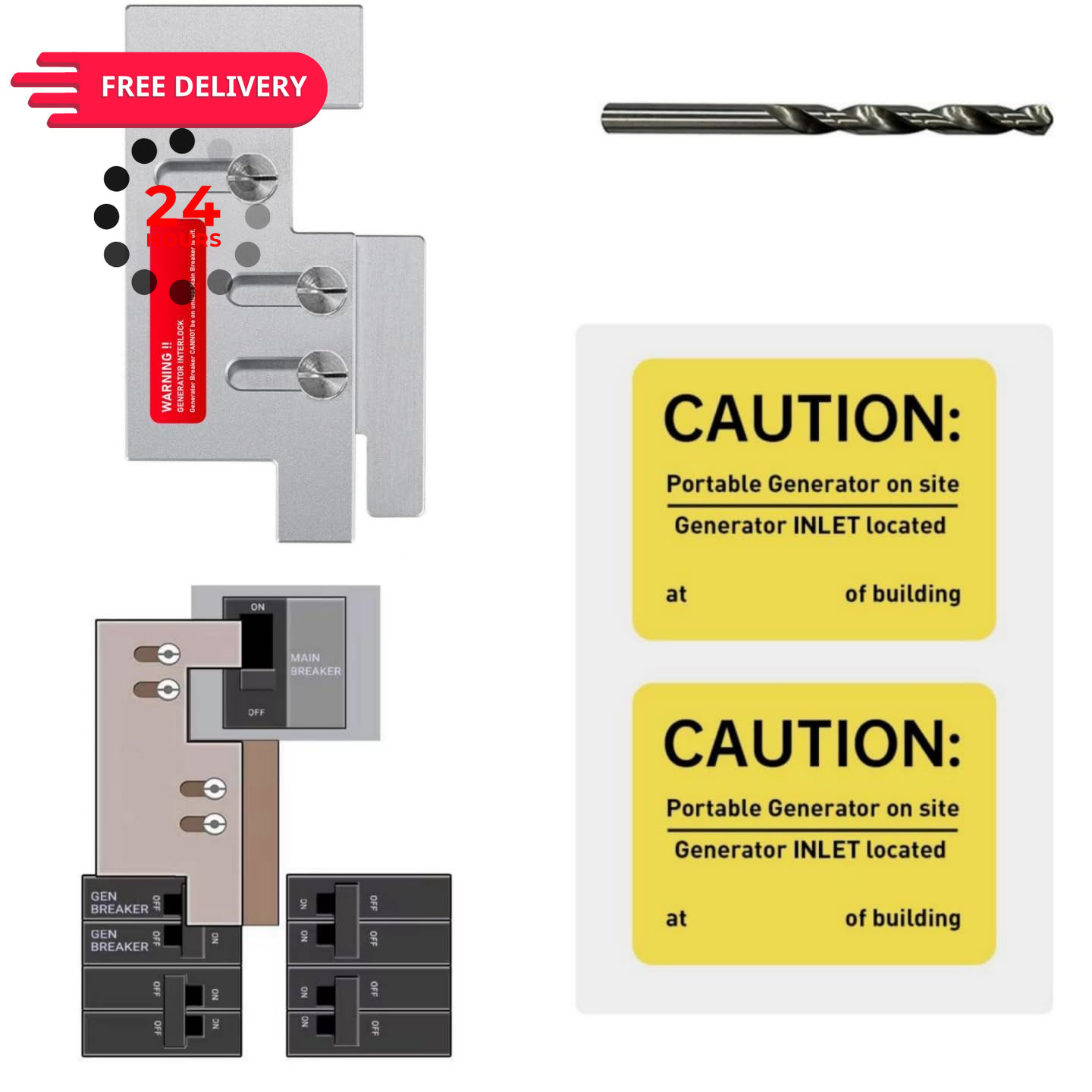 Generator Interlock Kit Compatible with Eaton Cutler Hammer Vertical Throw…