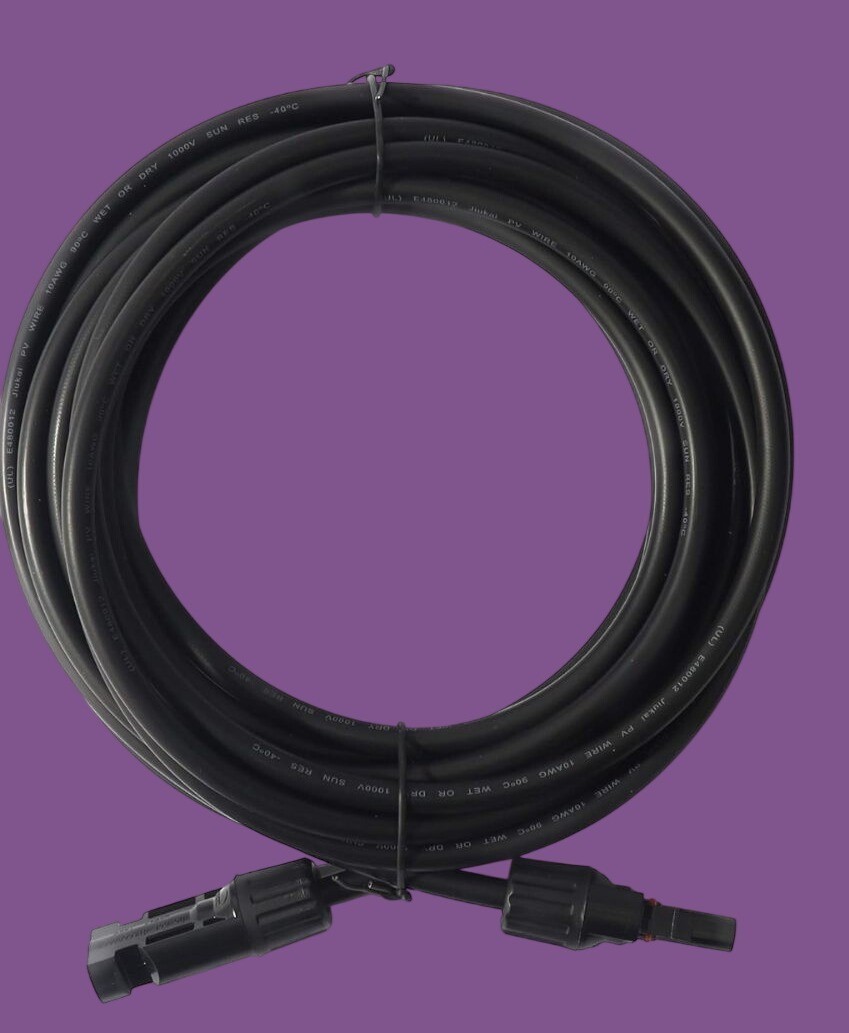 Maylar PV1-F IP68 Cable TUV 2 Pfg 1169 1X4.0mm AC PV Solar Extension 10 ft