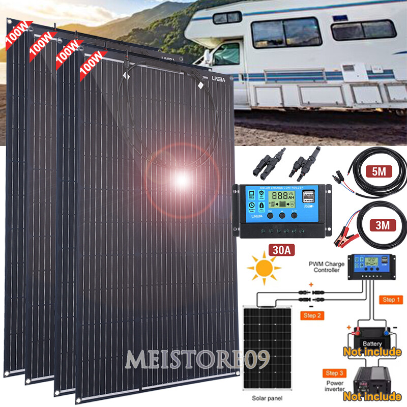 12V to 110V Solar Panel System Charge Controller 5000W Solar Inverter Kit Power