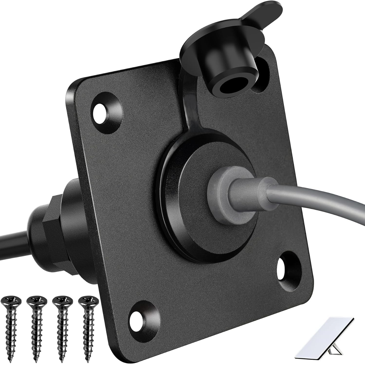 Waterproof Socket Passthrough for Starlink Mini, Aluminum DC 5.5 x 2.1 Female