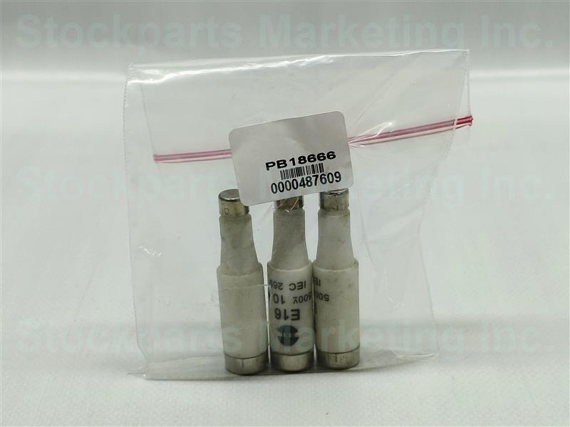 Lot 3 Pcs. SKL E16 IEC 269 Fuse 500V 10A 30 Days Warranty Fast Shipping
