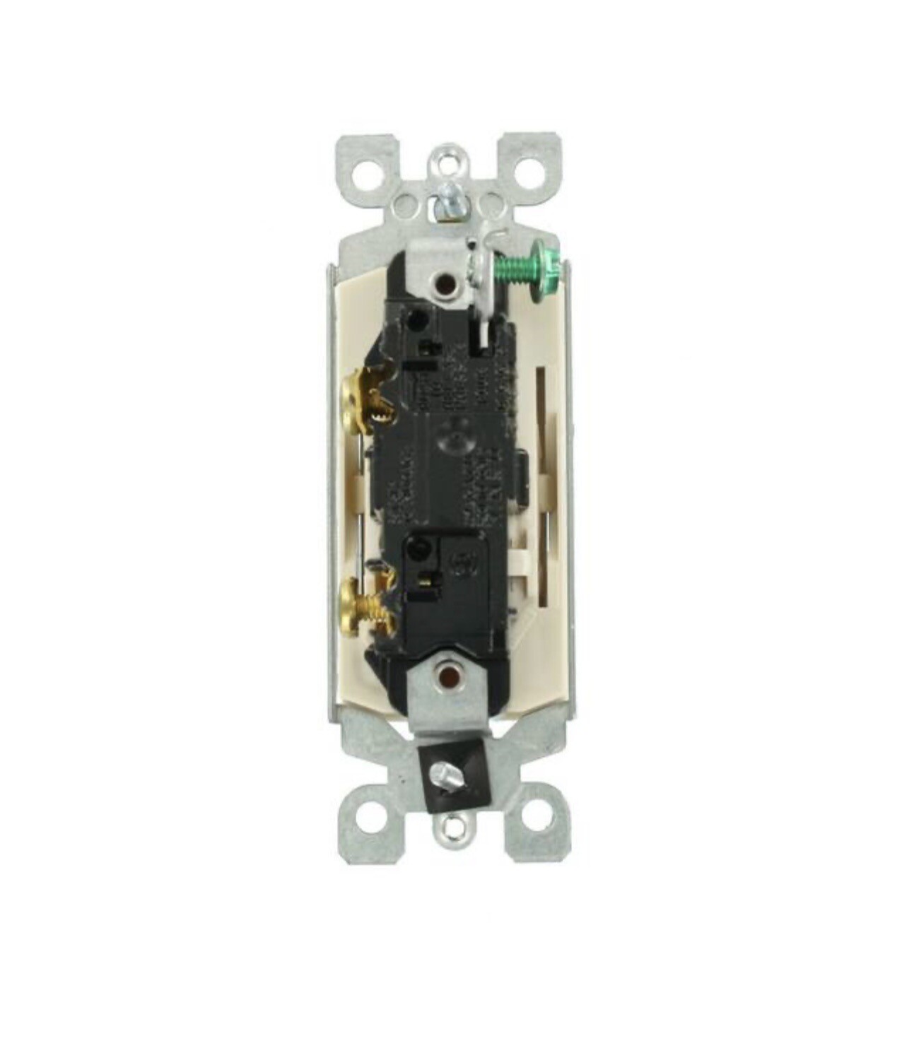 Leviton Decora 15A 120/277V, Switch- Light Almond – 5601-2TM (48 Switches)