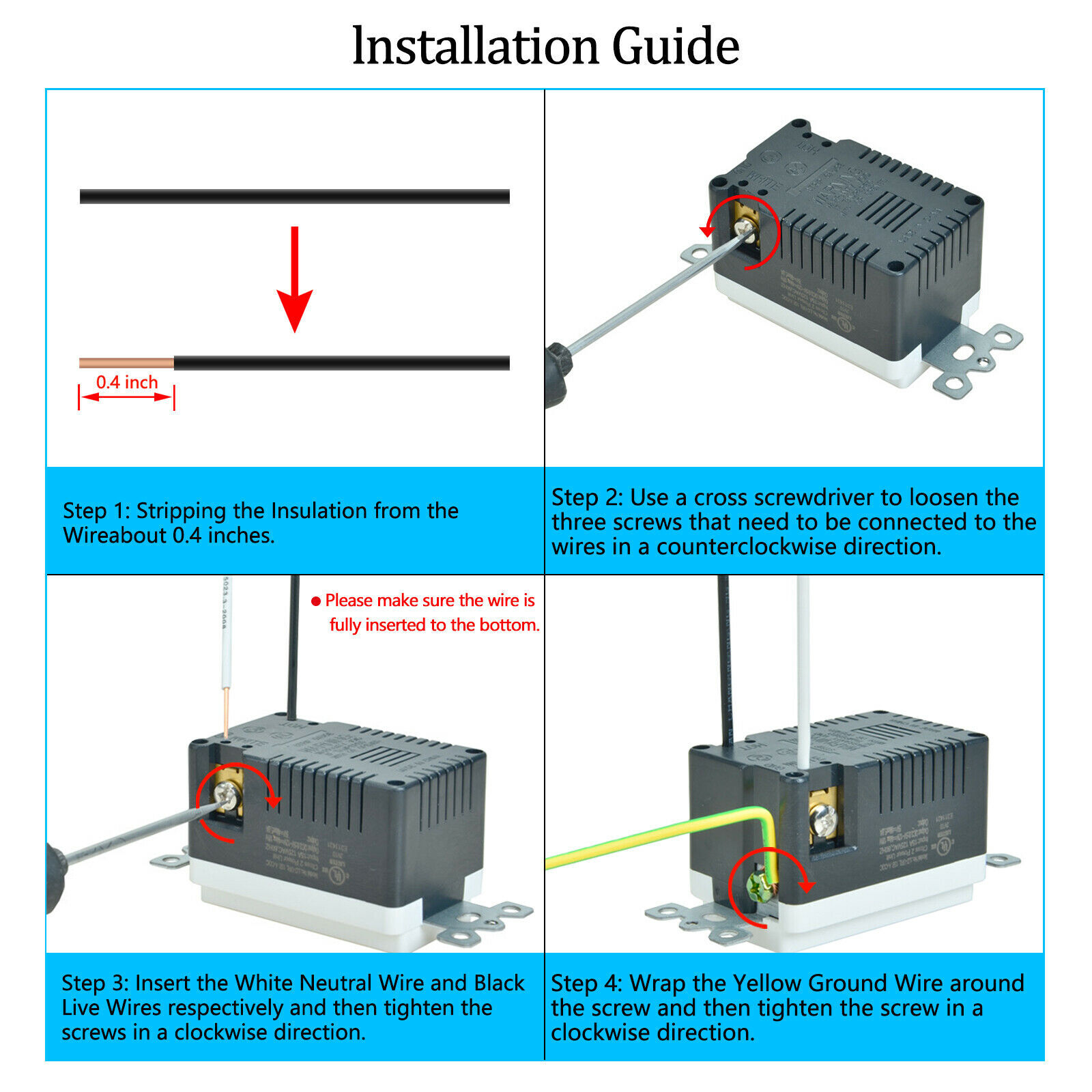 20A & 15A 125V GFCI Outlet Tamper Weather Resistant Wall Receptacle With Plate