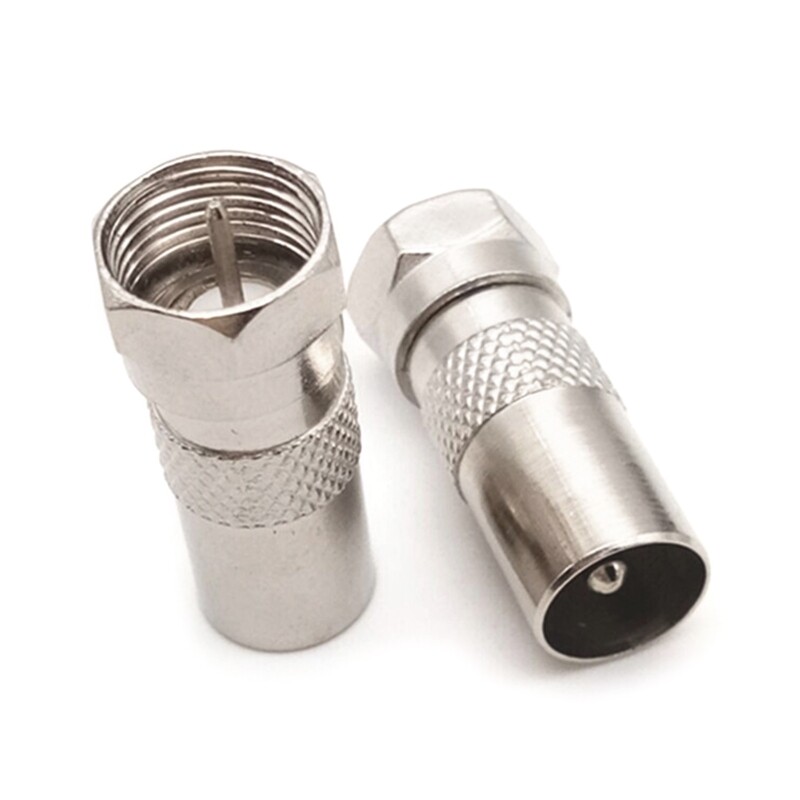 Type Plug Screw Connector Socket to RF Coax Aerial Male Adapter