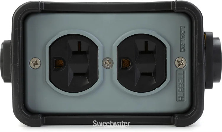 Pro Co ACPT1POBTAPA-F2 True1-in Loop-thru Dual Duplex Portable Outlet Box
