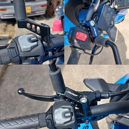 Motorcycle Mirrors Bracket for KLX 300 2021-2024 KLX 300SM 2021-2024 Gray