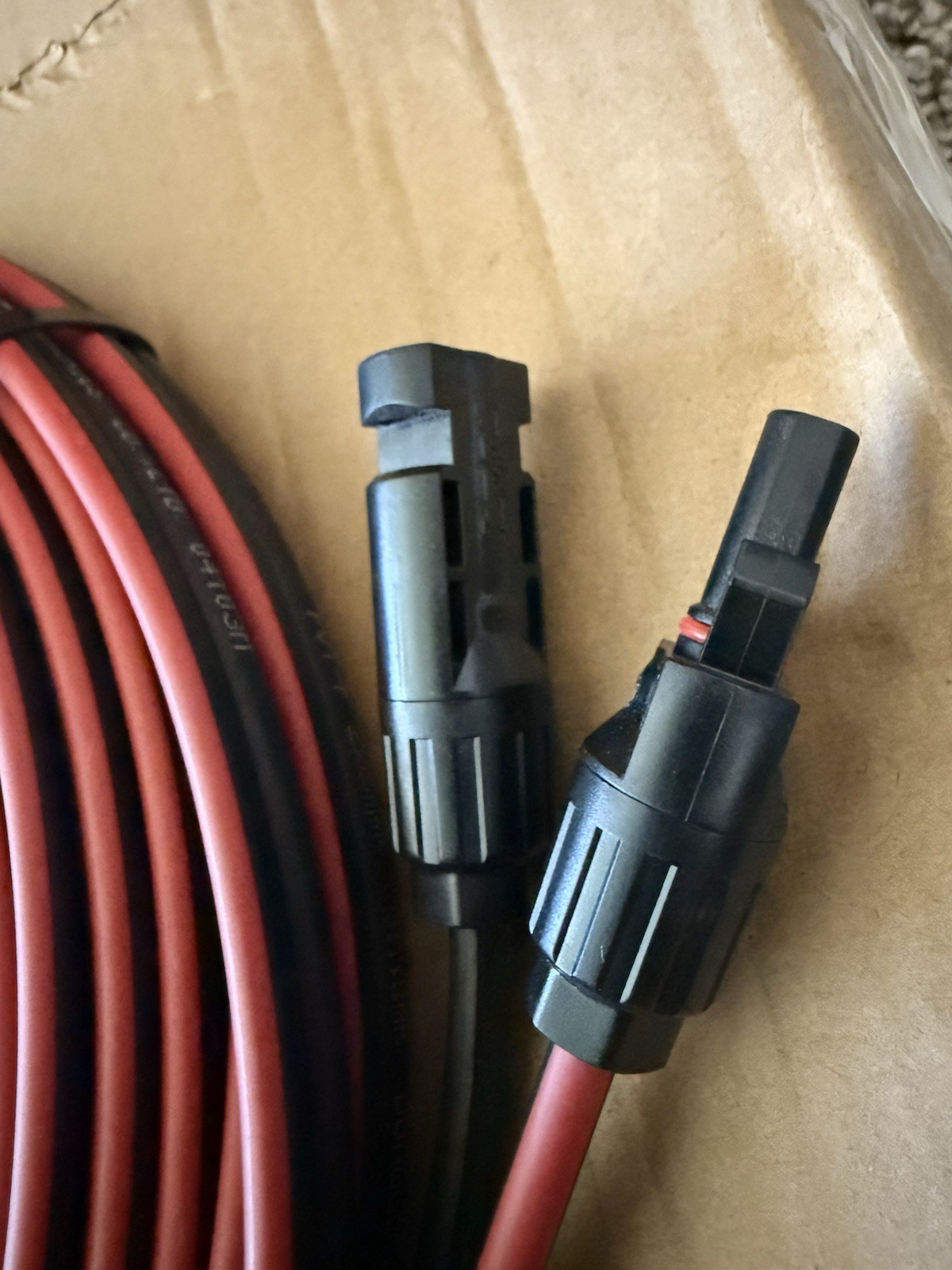 VALEMO Solar Cable 50 Feet 2×10 AWG 50 Feet Cable With Spanners