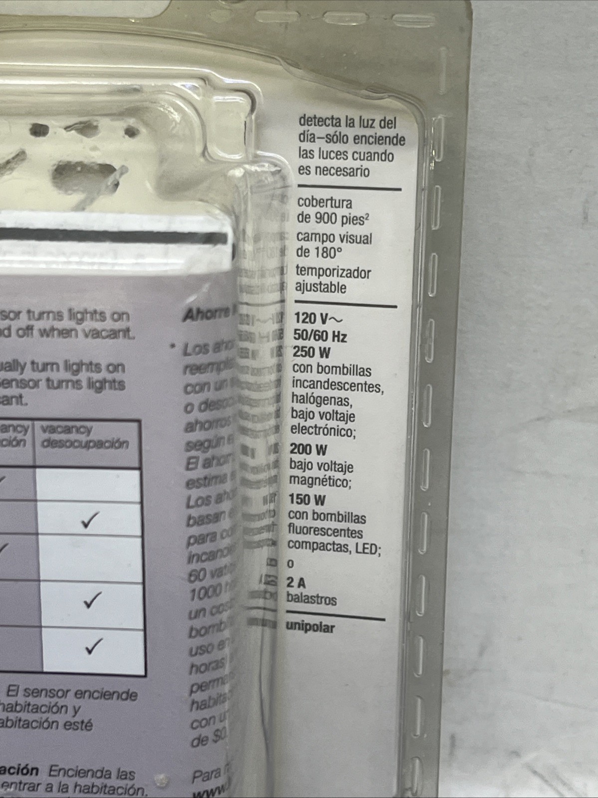 Lutron Maestro Occupancy Sensor Switch, Light Almond. MS-OPS2H-LA. {15}.