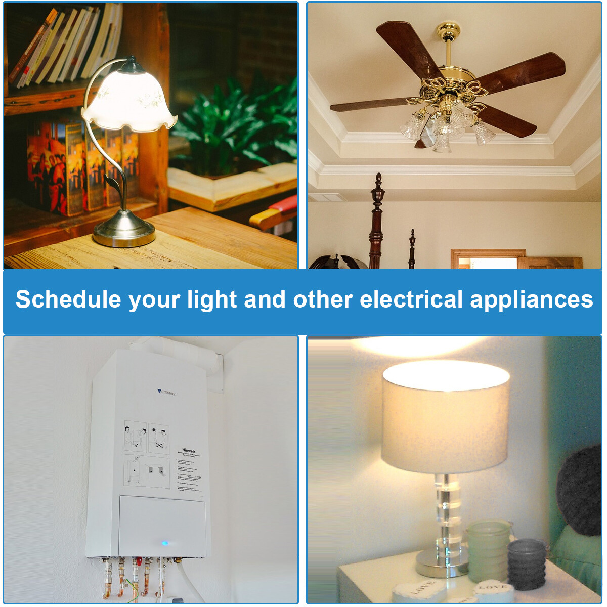 DEWENWILS Indoor in Wall Timer Switch for Lights,Fans,7 Day 7 ON/Off Settings