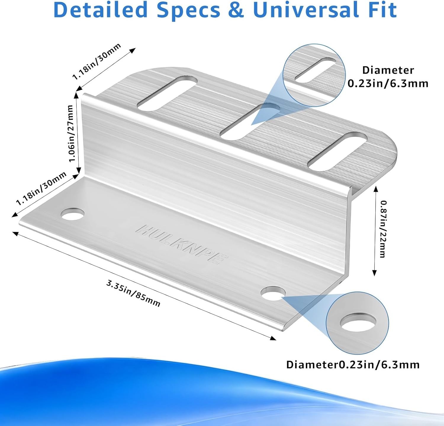 Corrosion-Resistant 16 Pack Z Brackets Solar Panel Mounting Kit for Boats & RVs