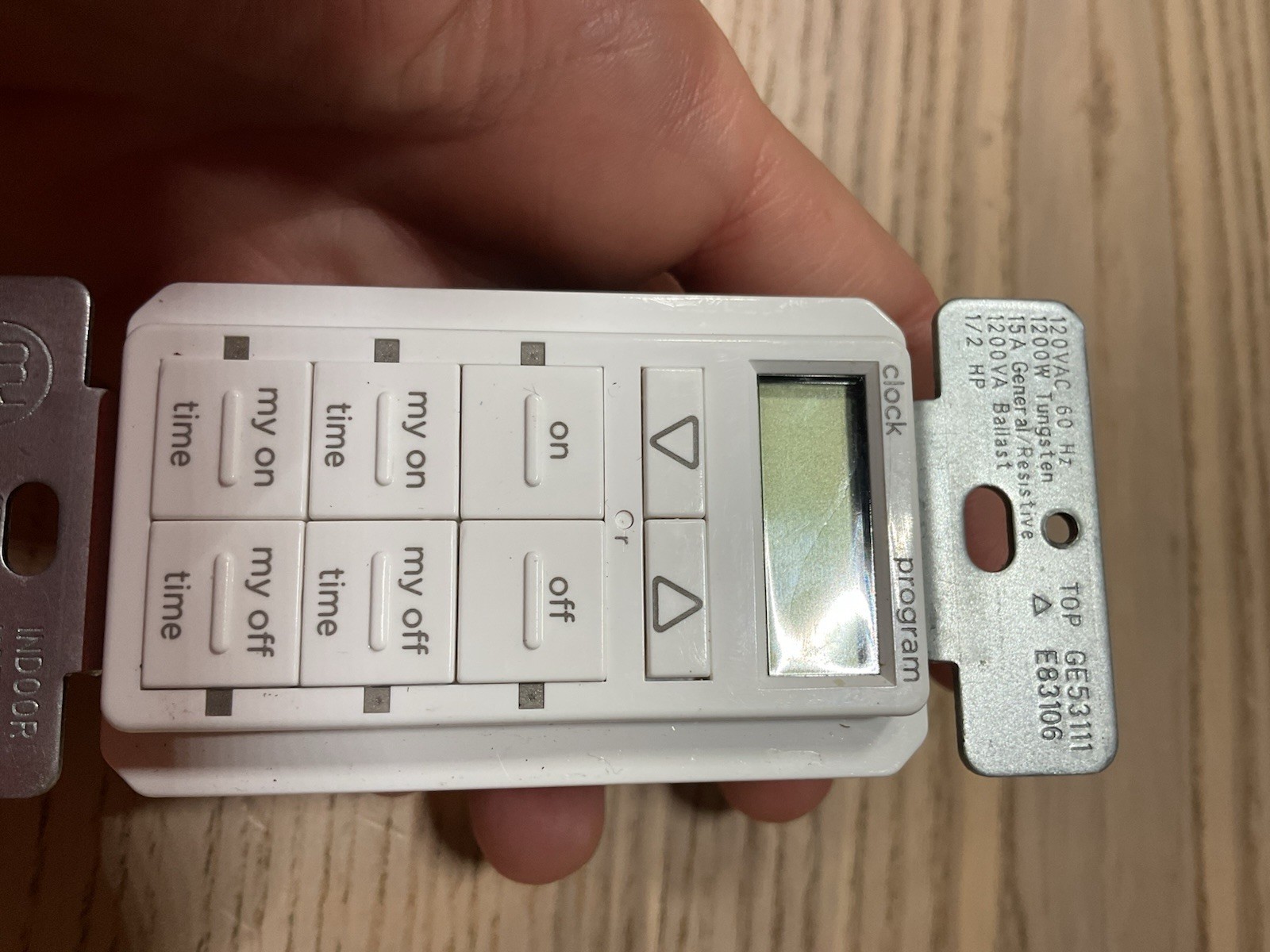 My Touch Smart In Wall Digital Timer & Enerlites 2-Gang 24-Hours White