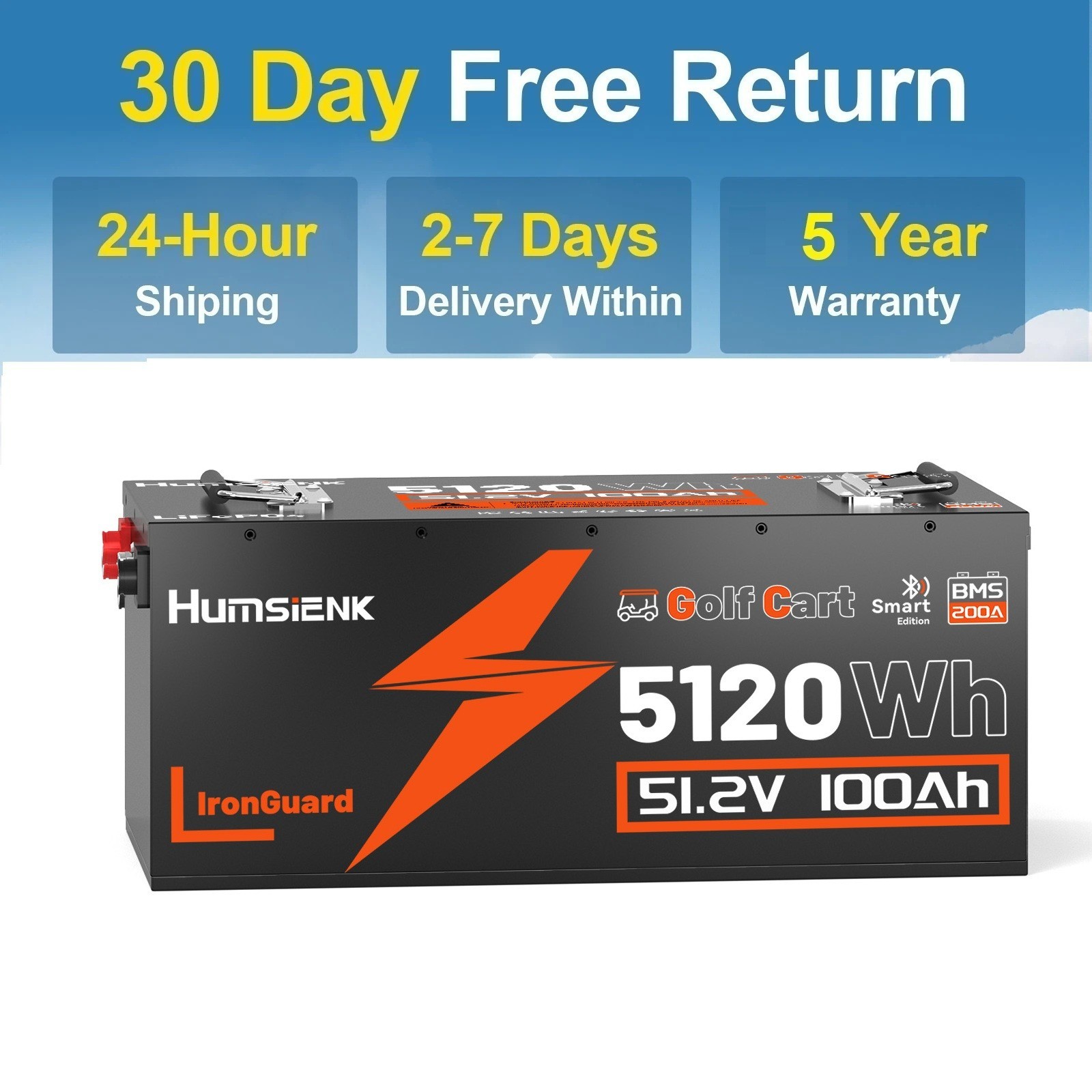 4Pack 12V 150Ah LiFePO4 Lithium Battery Bluetooth 7680Wh Home Storage Backup
