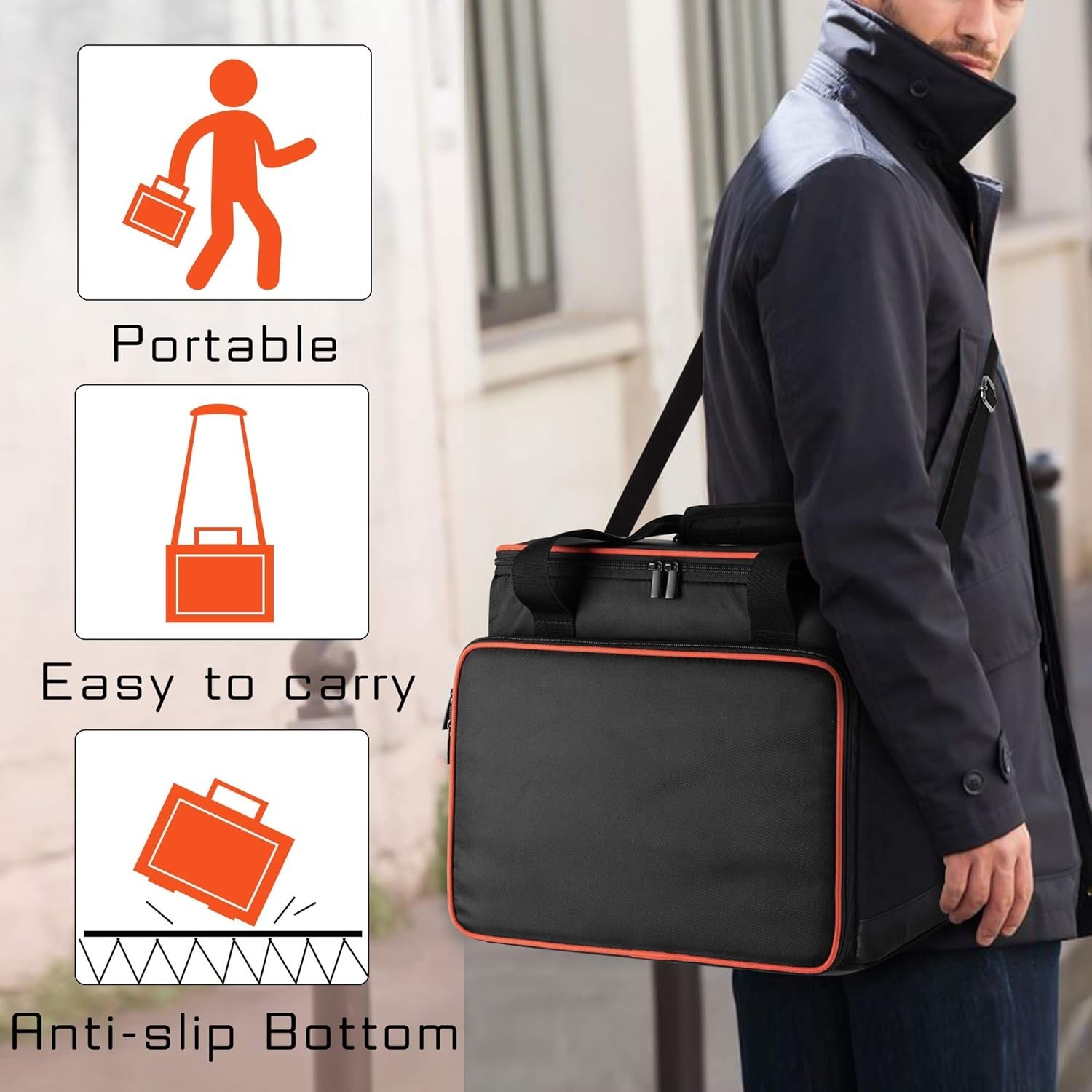 Luxury Travel Case for Jackery Explorer 1000 | Waterproof & Accessible Storage