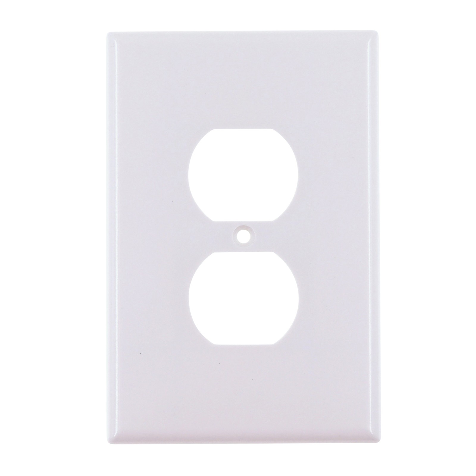 EATON 2142W-SP-L OVERSIZE SINGLE-GANG DUPLEX RECEPTACLE WALL PLATE, WHITE