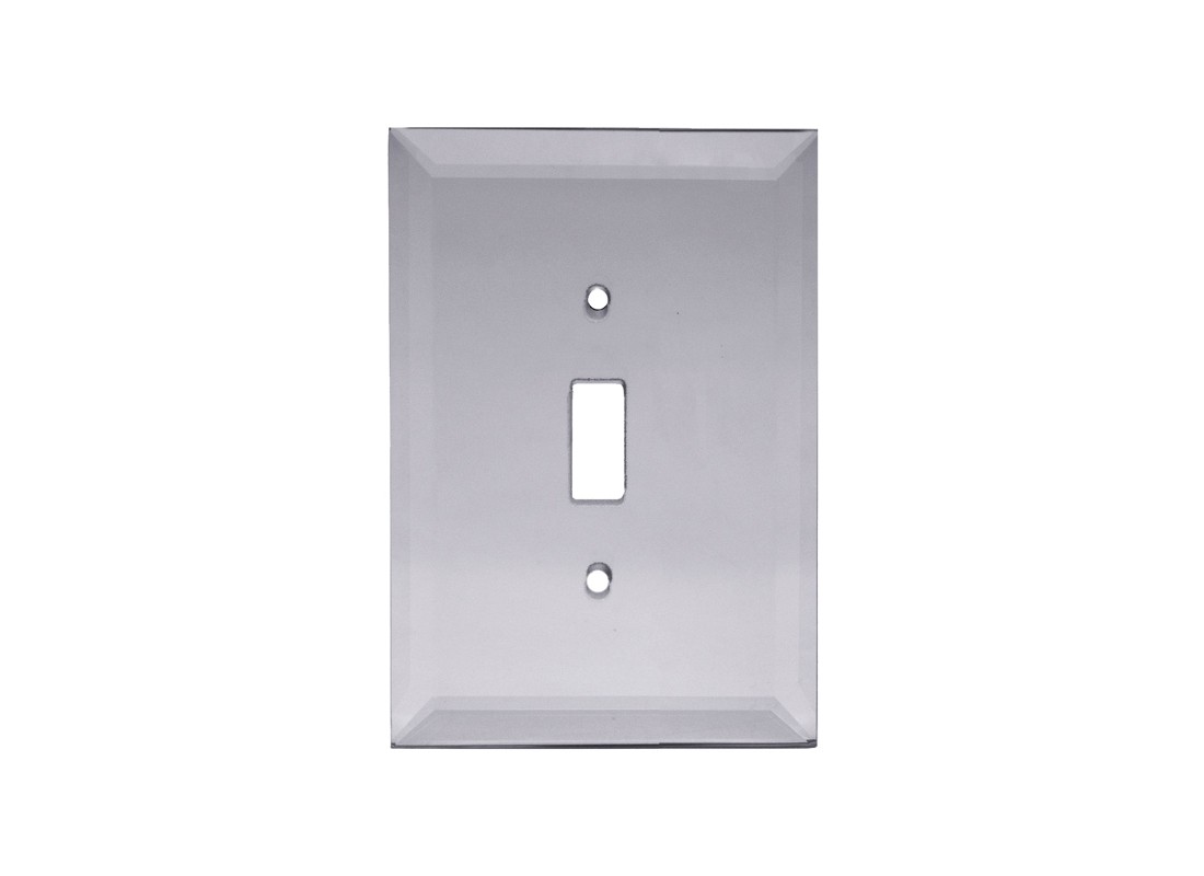 FHC MP3G Gray Single Toggle Switch Glass Mirror Plate