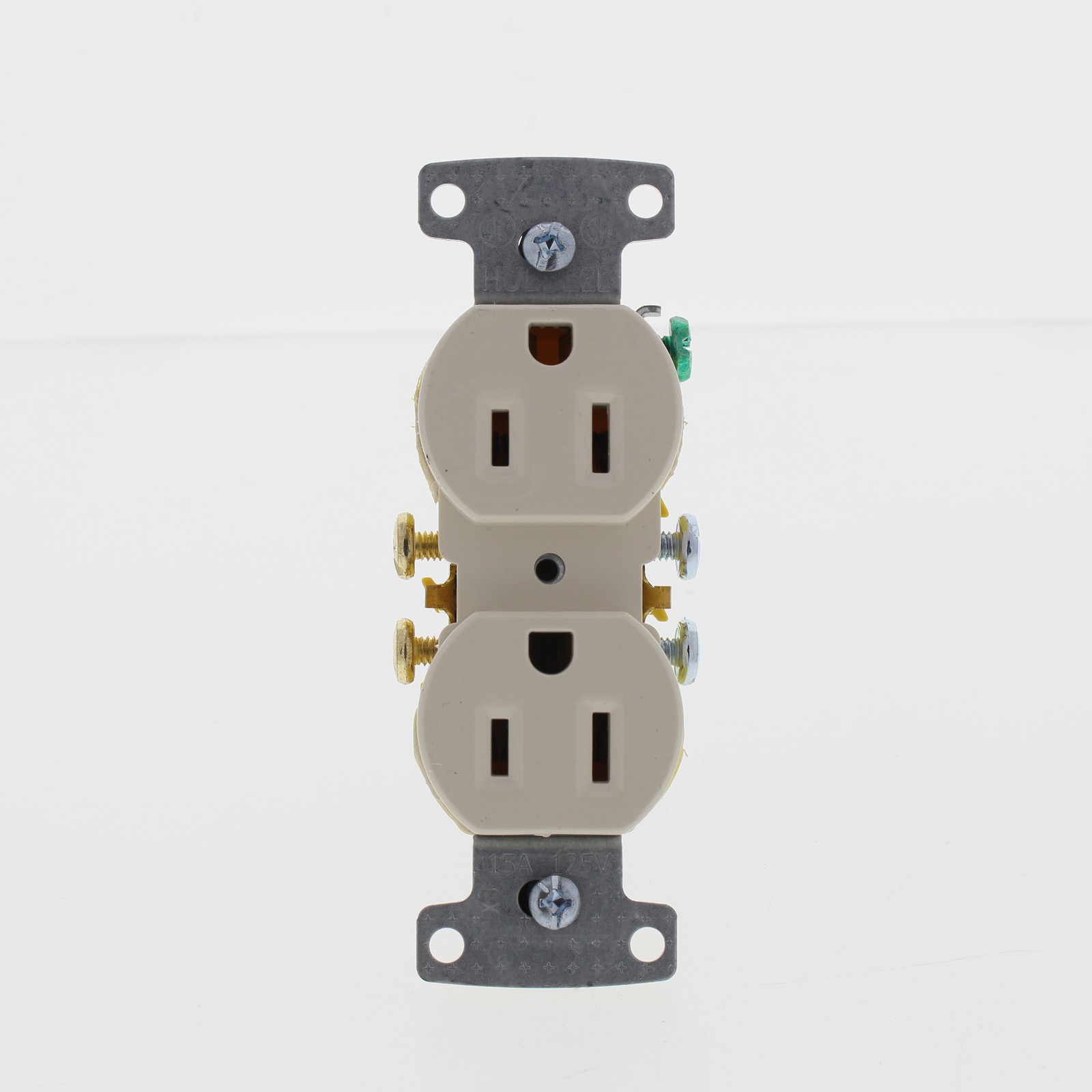 10 Hubbell Lt Almond Residential Duplex Receptacle Outlets 5-15R 15A 125V RR15LA