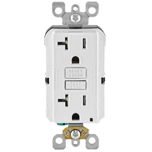 Leviton 20 Amp 125-v tamper Resistant GFCI Outlet (c5-1)
