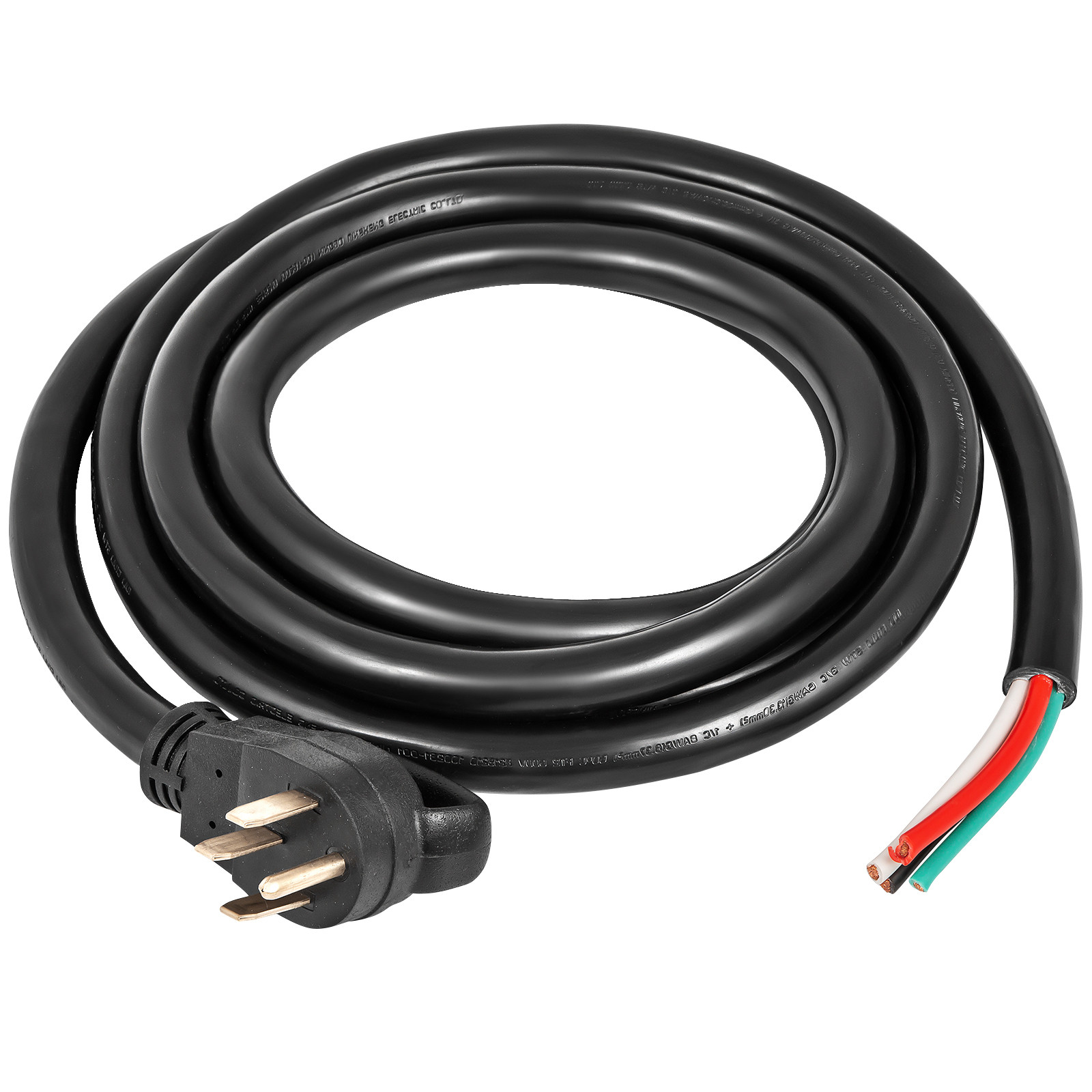 VEVOR 50A 50ft RV/Generator Extension Cord N14-50 to Bare Wire STW 6/3+8/1 Cable