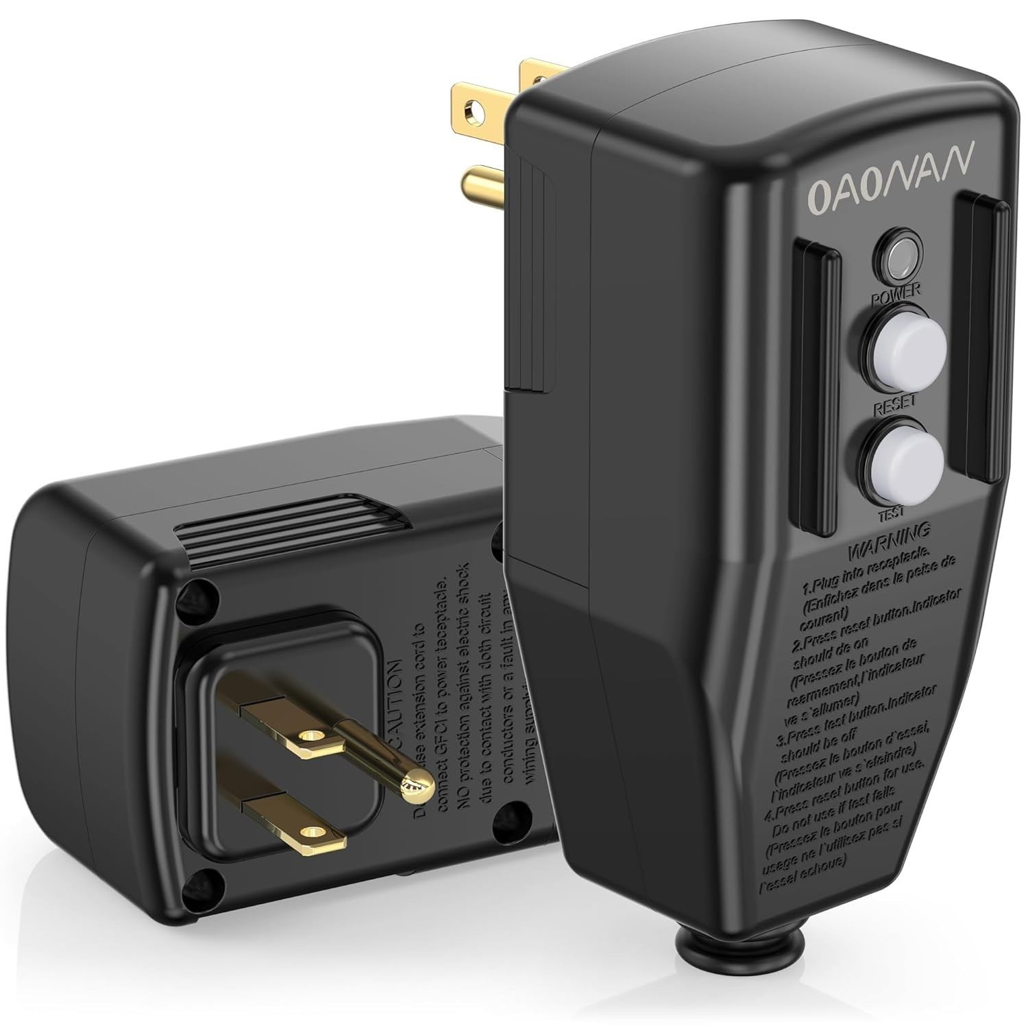 GFCI Outlet Replacement Plug Auto Reset 15amp 3 Prongs for Safety and Protection