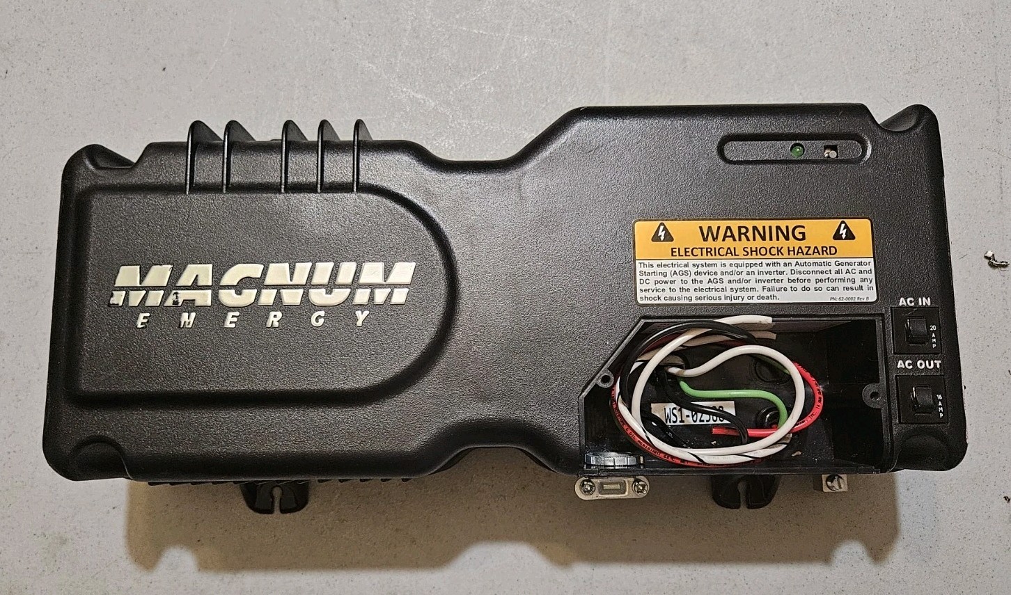 Magnum MM1524AE 1500W 24V Modified Sine Wave Inverter Charger Open Box Demo