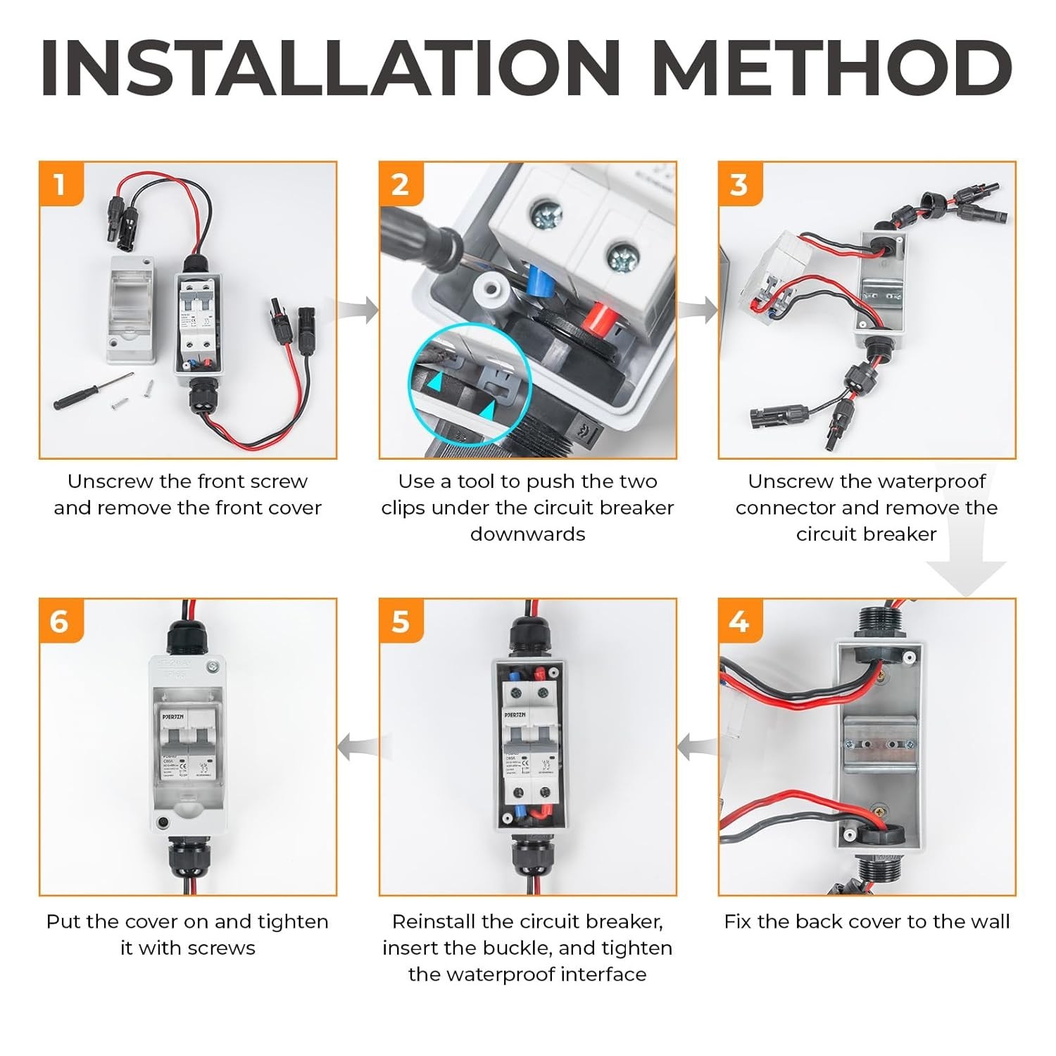 Solar Panel Disconnect Switch 1000V 60A PV Disconnect Switch Outdoor Miniatur…