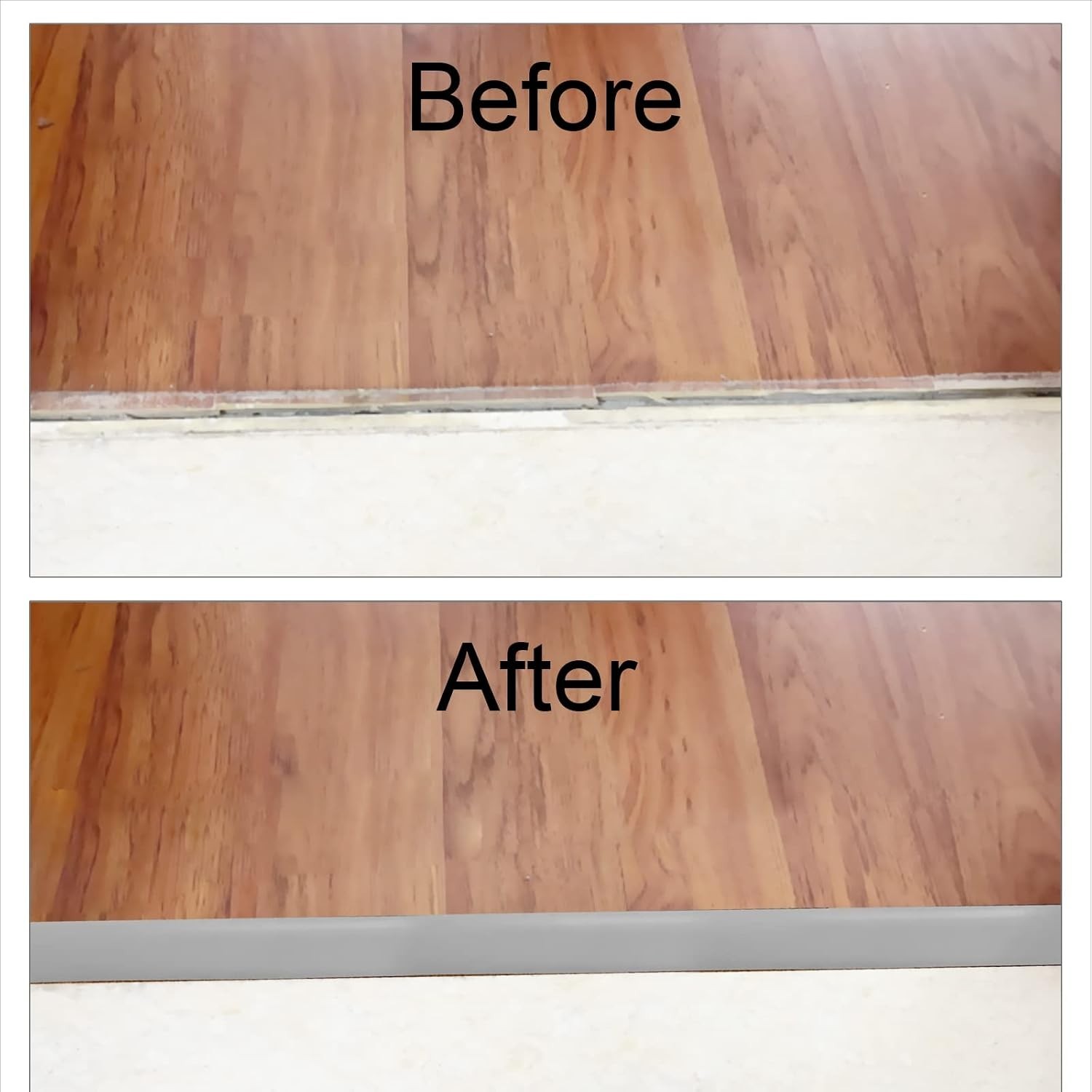 Versatile 39-Inch PVC Floor Transition Strip – Easy Self-Adhesive Installation