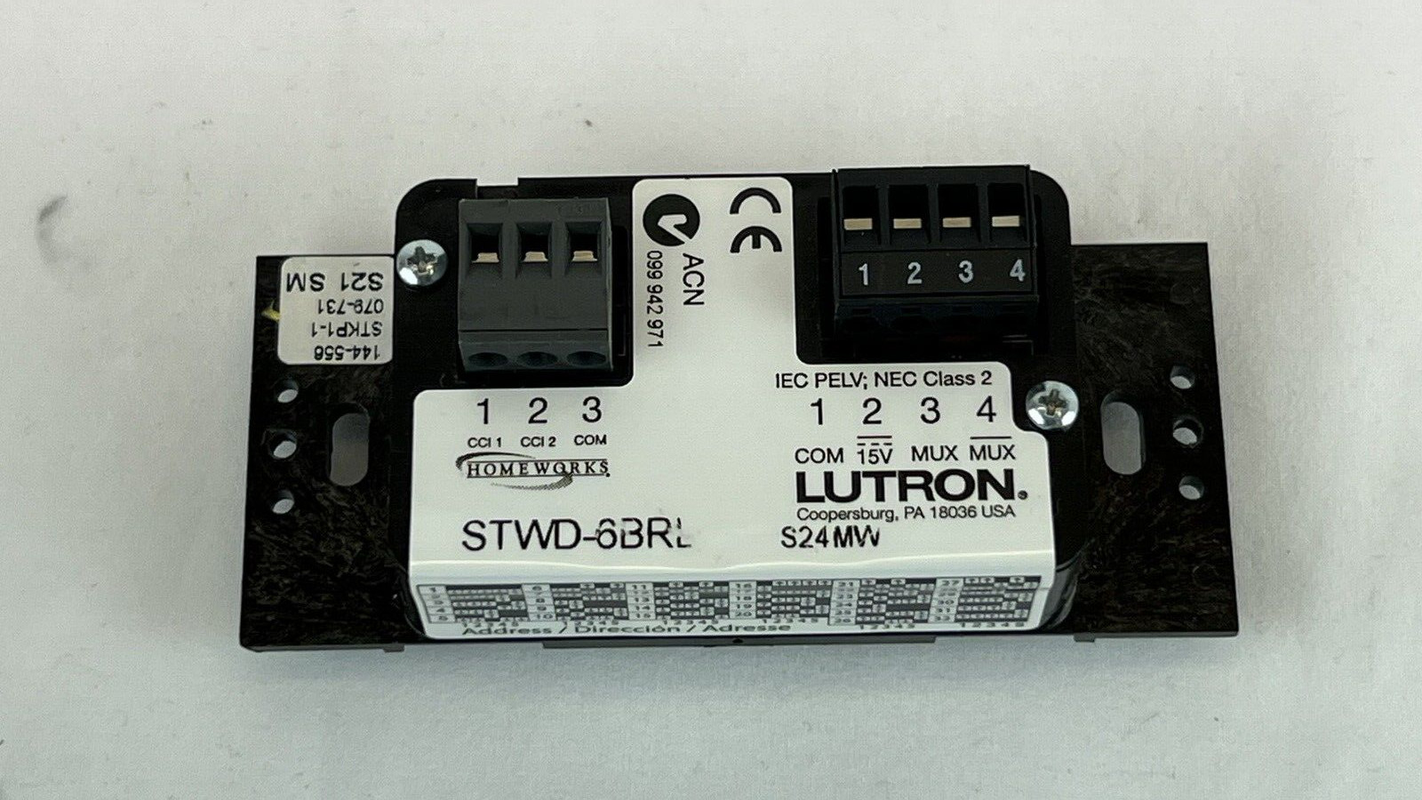 Lutron HomeWorks Illumination seeTouch Keypad STWD-6BRL Various Colors & Buttons