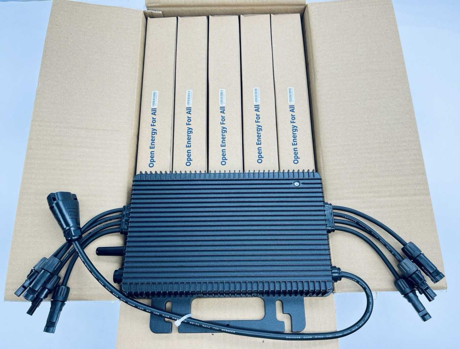 Box of 5 Hoymiles HM-1200NT 4-in-1 Microinverter Module Power 16-60Vdc 240Vac