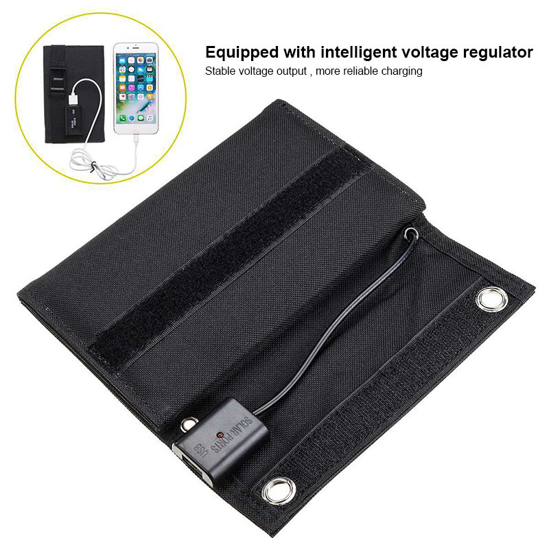 Portable Folding Solar Panel Camping Cell Phone Charger Solar Charging Panel
