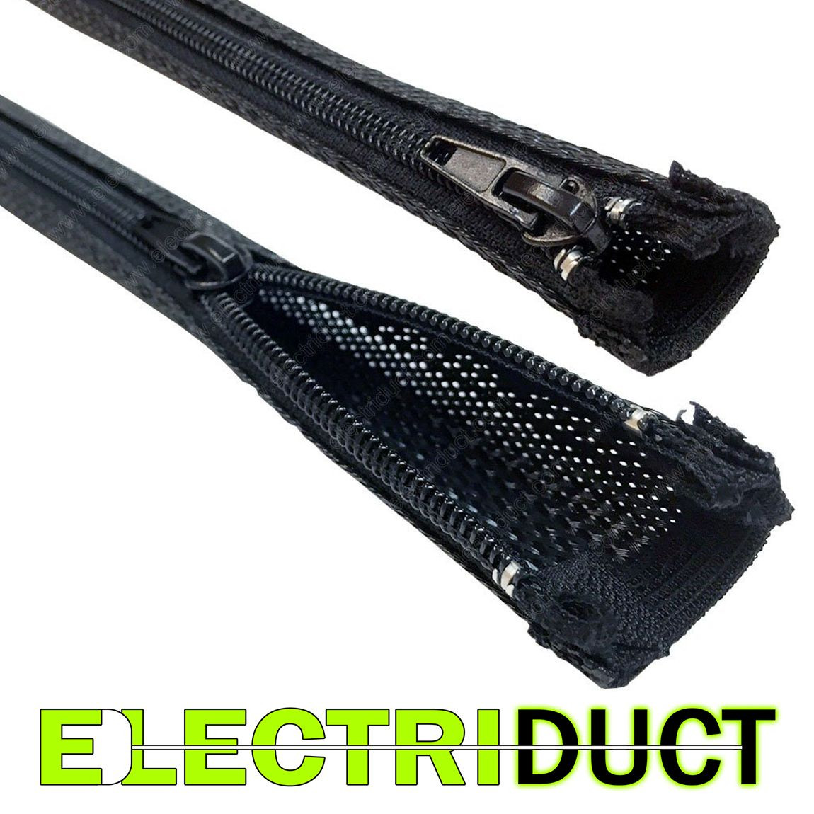 Expandable Braided Zipper Sleeving Wrap – 3ft to 10ft – Electriduct