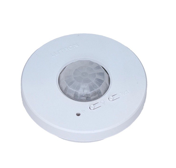 LUTRON LRF2-OCR2B-P-WH Wireless Ceiling Motion Sensor White RadioRa2 RadioRa3