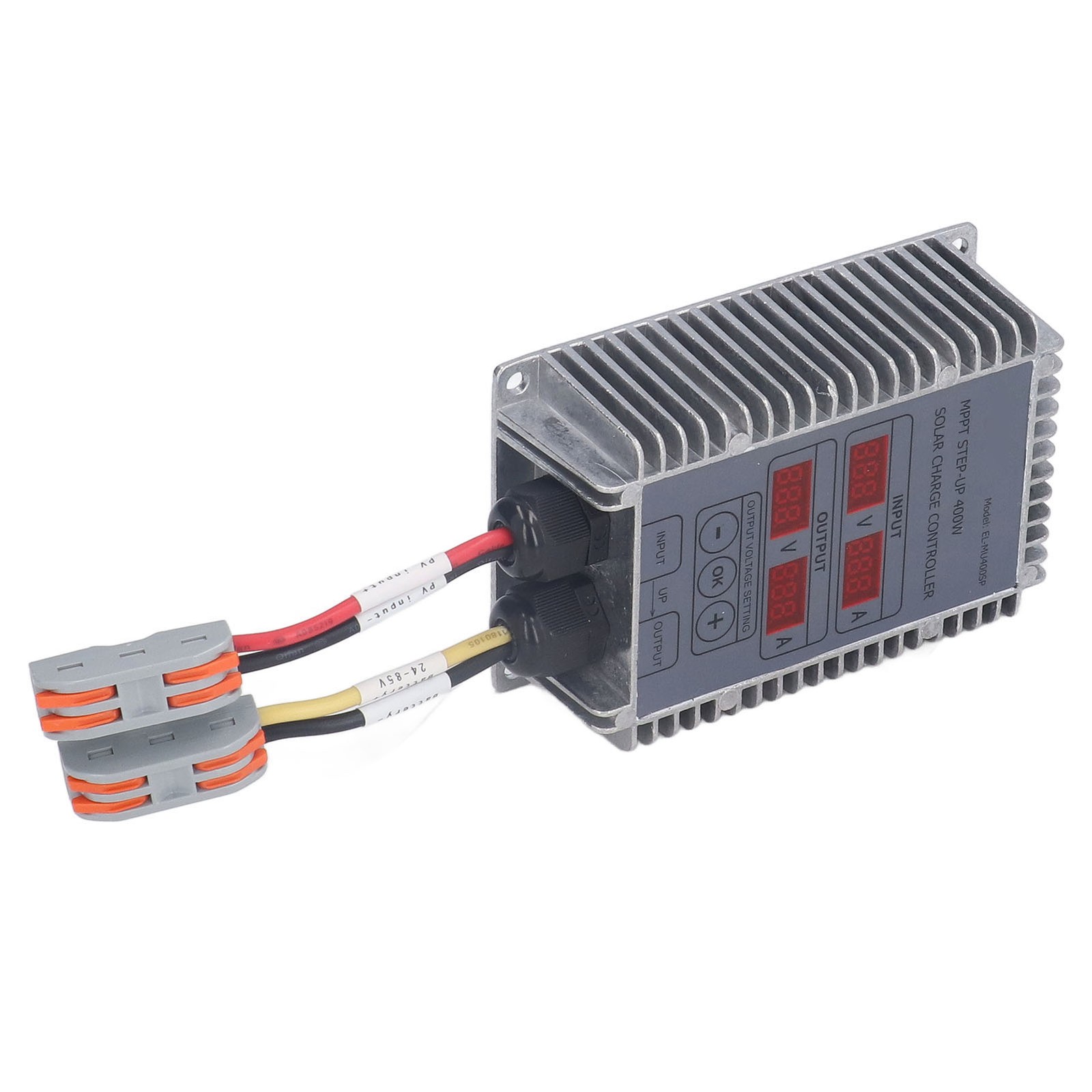 Solar Battery Charge Controller Boost MPPT Voltage Adjustable Waterproof With