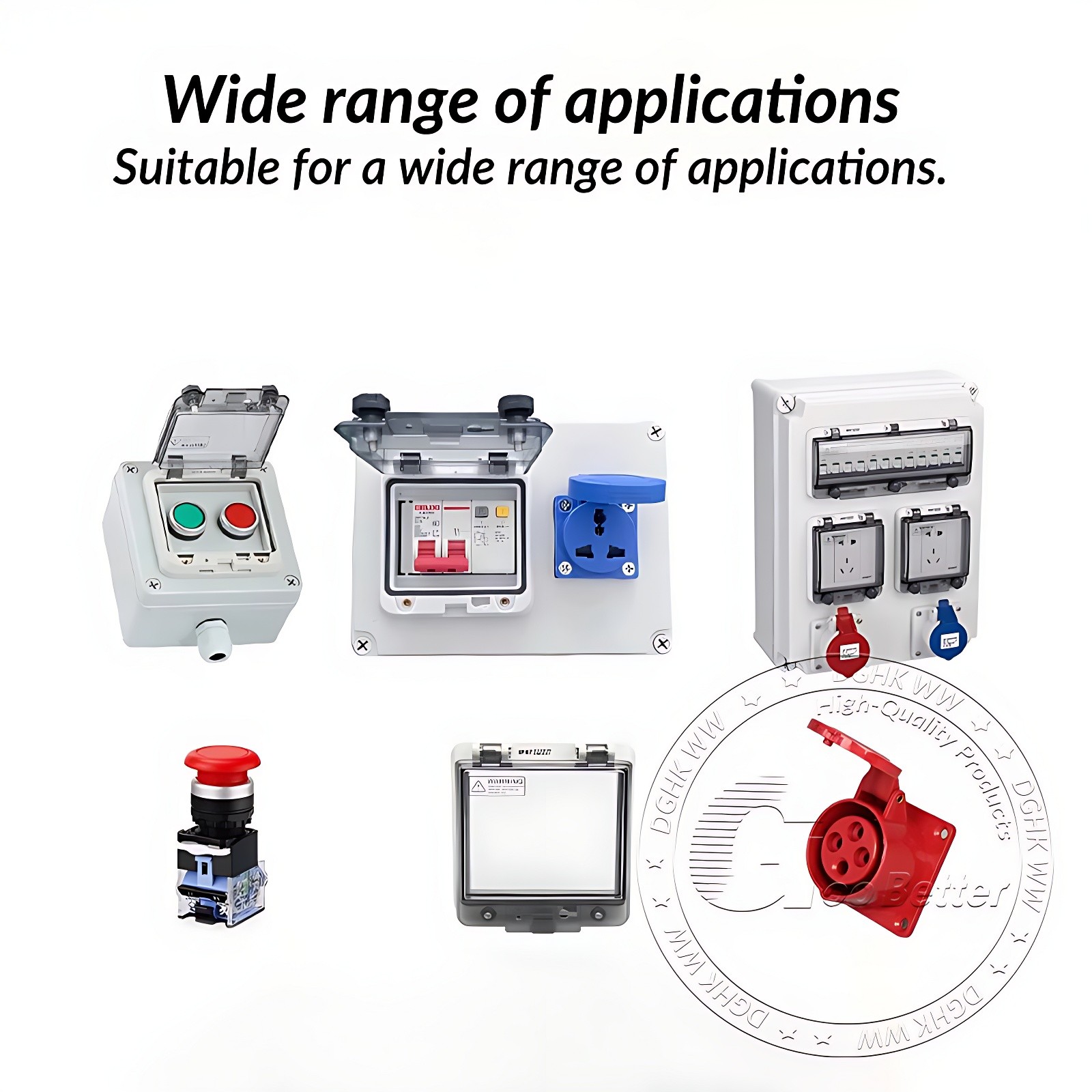 Waterproof Junction Box Outdoor Adaptable Enclosure IP68 ABS Plastic – All Sizes