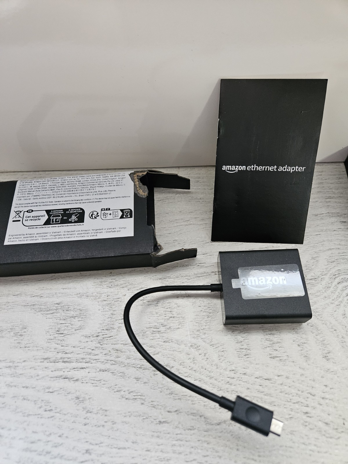 2 New Amazon Ethernet Adapters for Fire TV Devices Open Box *Below Retail
