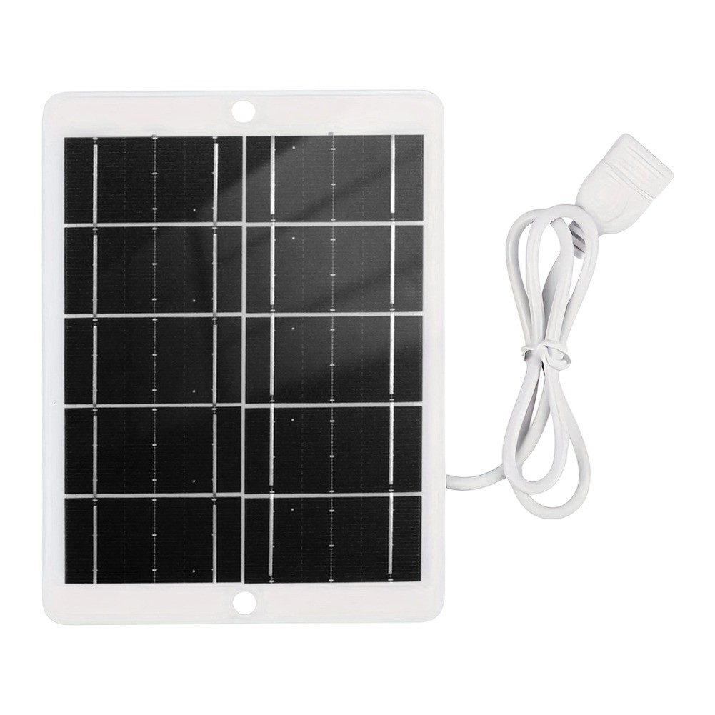 5V 3W Solar Panel USB Compatible Monocrystalline 16x12cm Lightweight