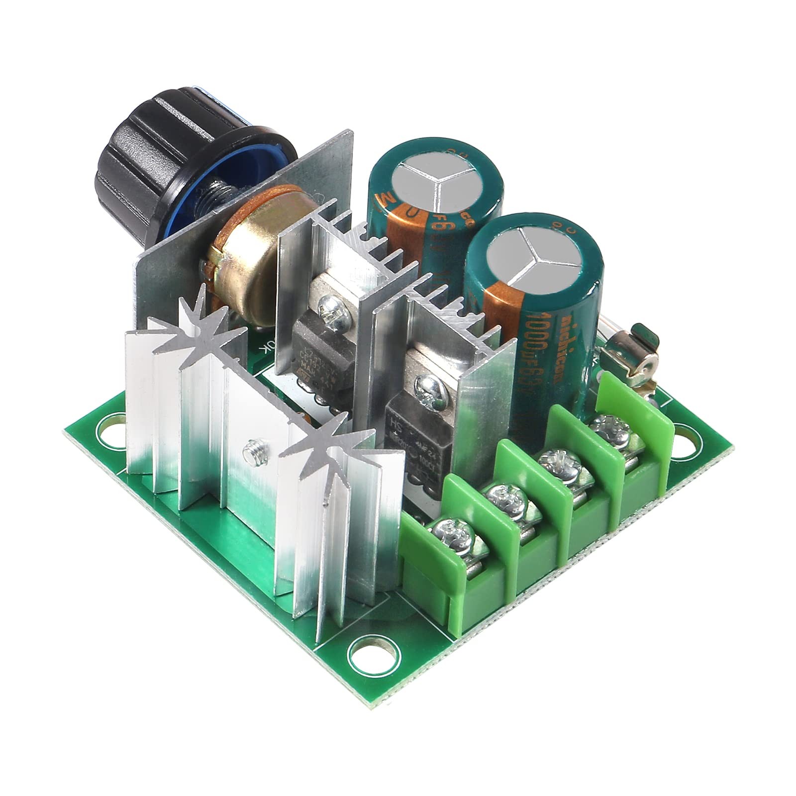 AEDIKO 2pcs 12V-40V 10A PWM DC Motor Speed Control Switch Controller Voltage…