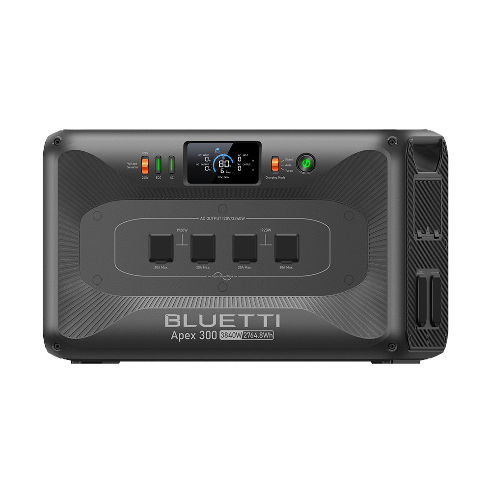 BLUETTI Apex 300 2764Wh Power Station+B300K battery+560W Alternator Charger