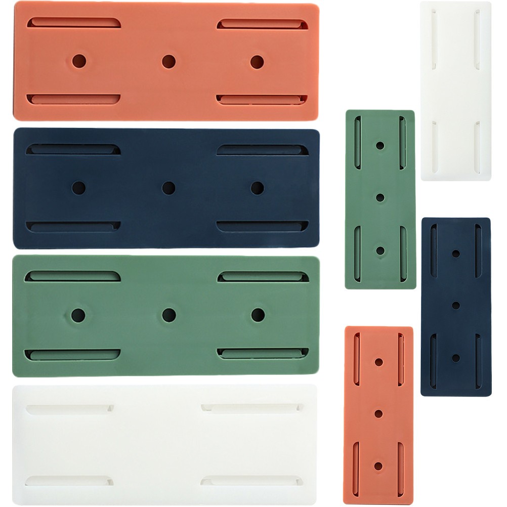 8 Pcs Power Strip Holder Hanging Socket Rack Self Adhesive Wall Mount
