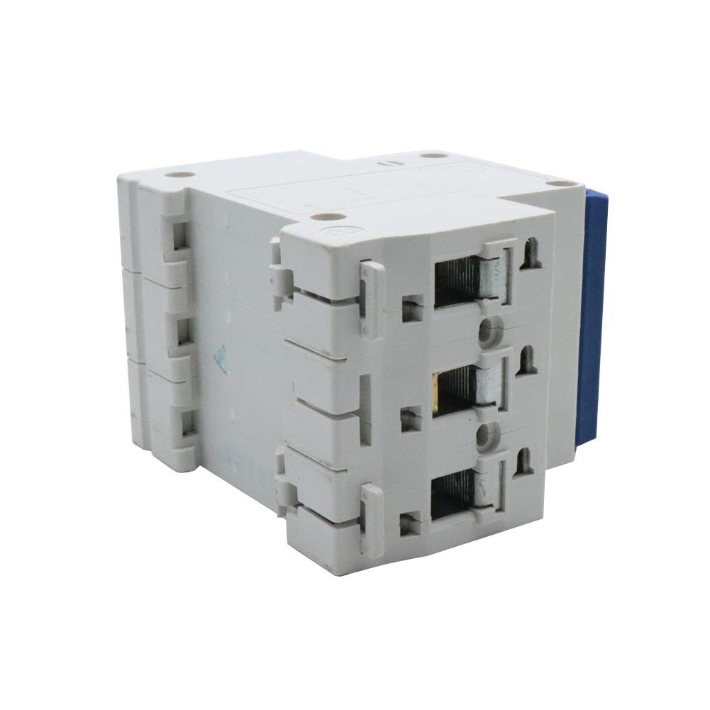 DIN Rail Mounted Circuit Breaker AC 400V 32A 3 Pole DZ47-63 C32