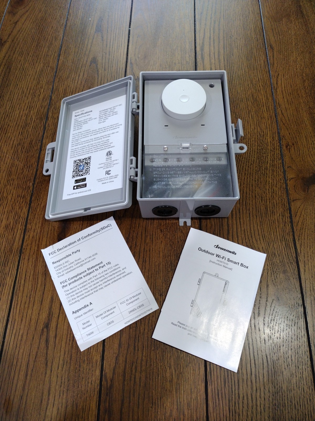Dewenwils Outdoor Wi-Fi Smart Box HOWT01D – New Open Box (READ⬇️)