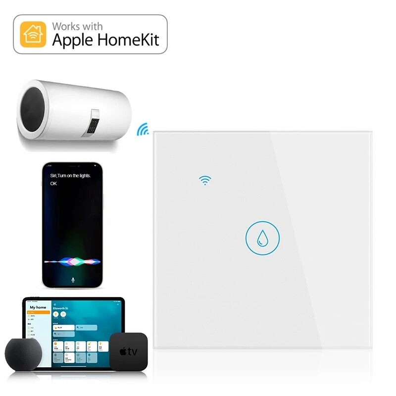 Smart Boiler Switch Water Heater Wifi APP Siri Alexa Google Home Voice Control