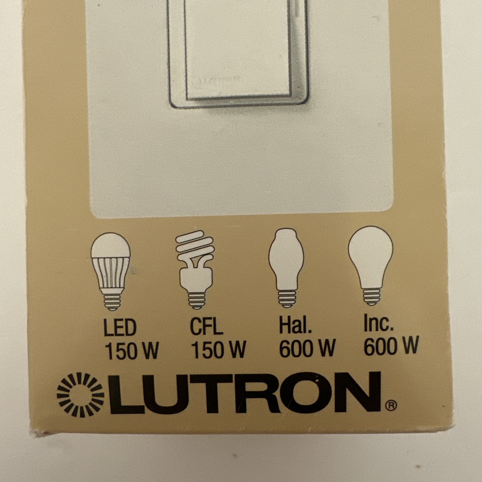 Lutron DVCL-153P-IV Diva Dimmable CFL/LED Dimmer Ivory 120V ~ 60Hz NIB