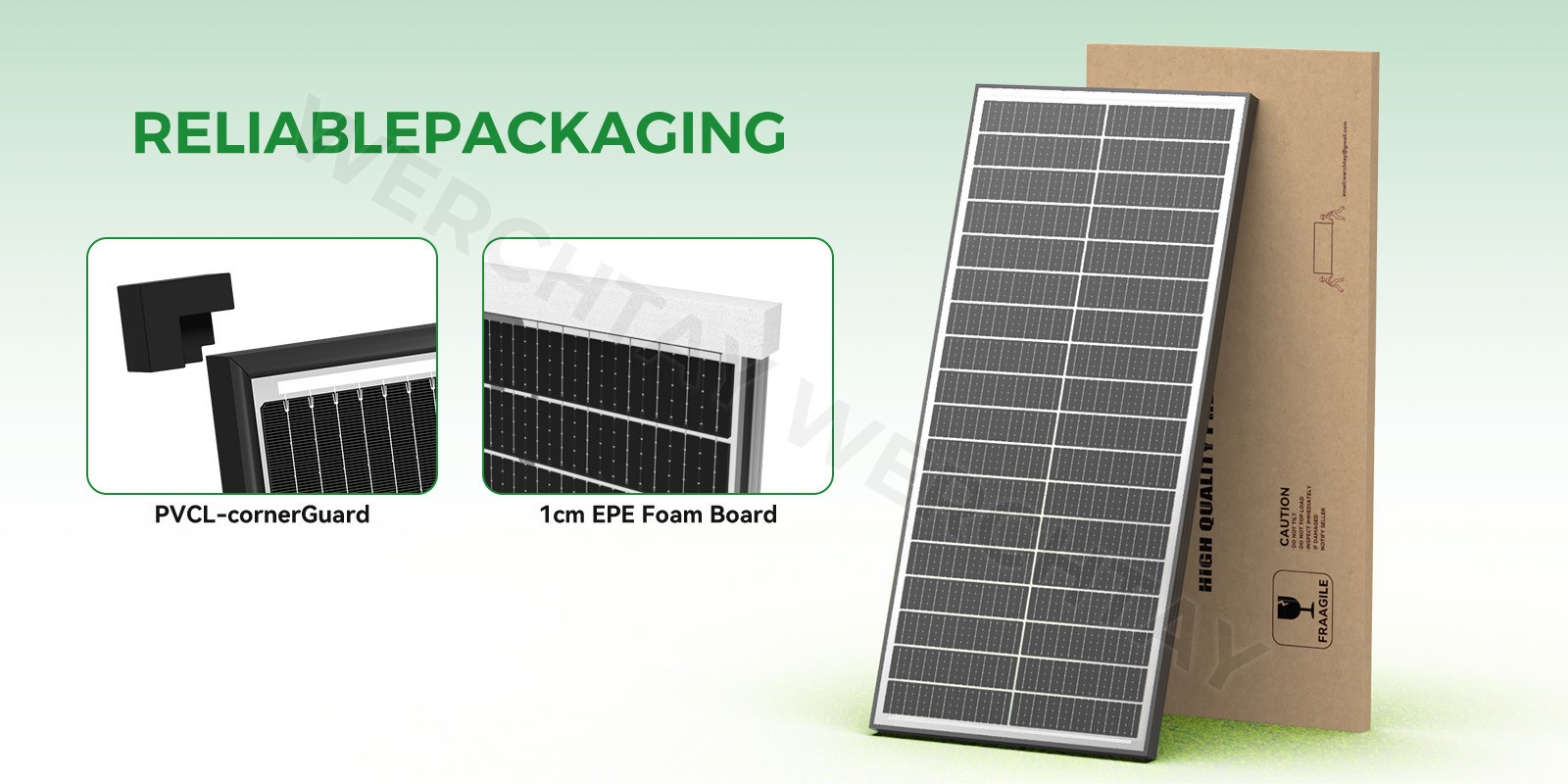 100 Watt Solar Panel Bifacial 12V Home PV Power Off-Grid RV Camper System Carava