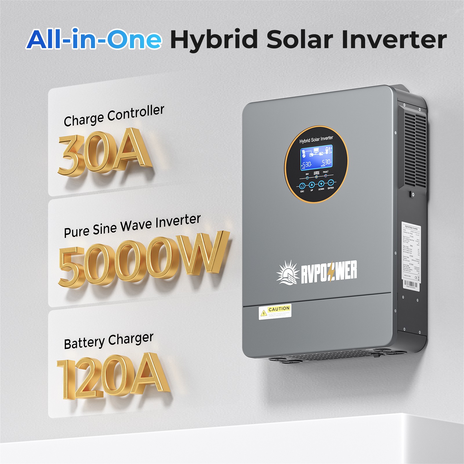 48V 314Ah Lithium Battery 16kWh+ 5.5kWh 48V Solar Hybrid Inverter MPPT Off-Grid