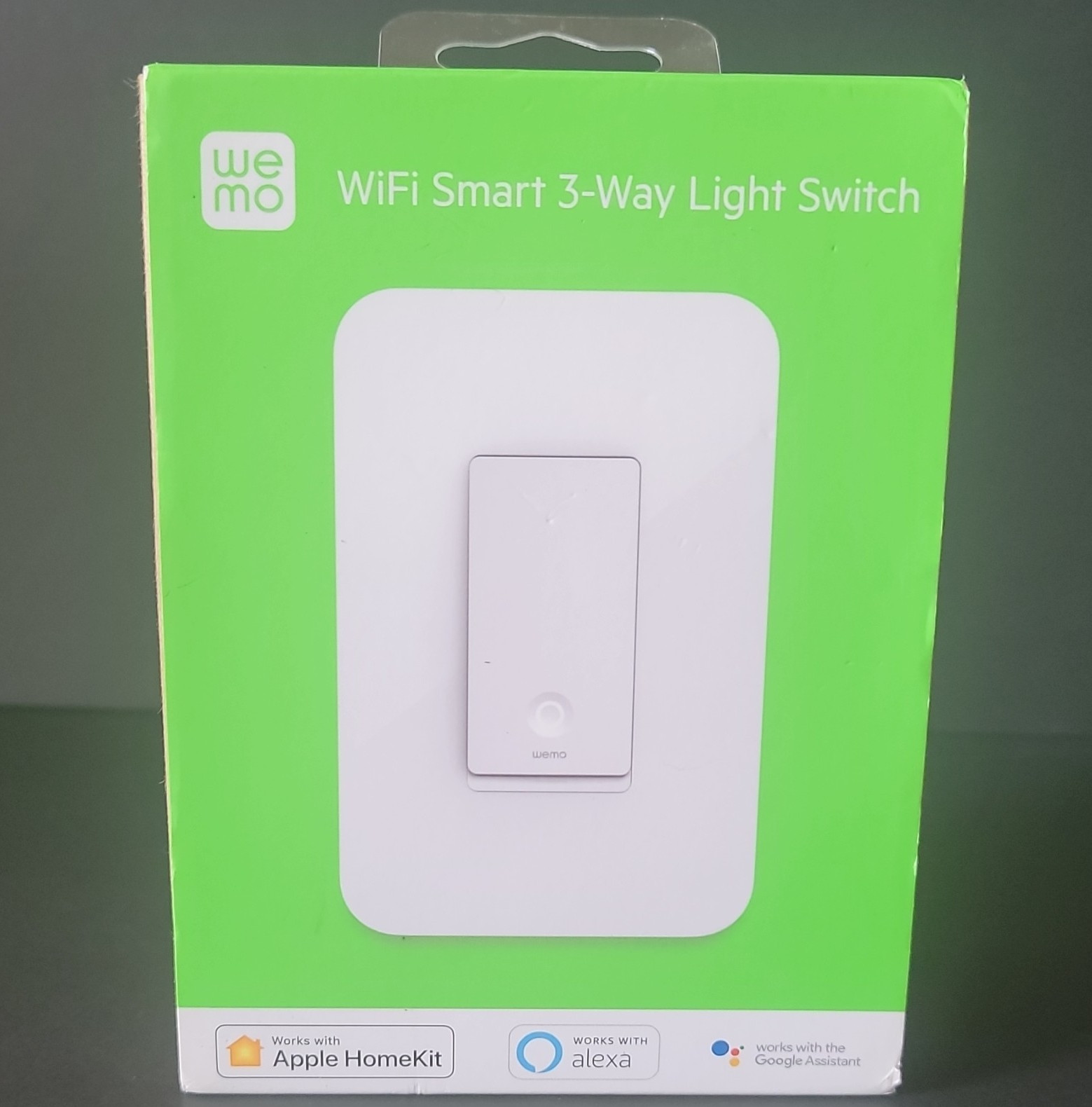 WeMo Wi-Fi Smart 3-Way Light Switch White HomeKit Alexa Google WLS0403