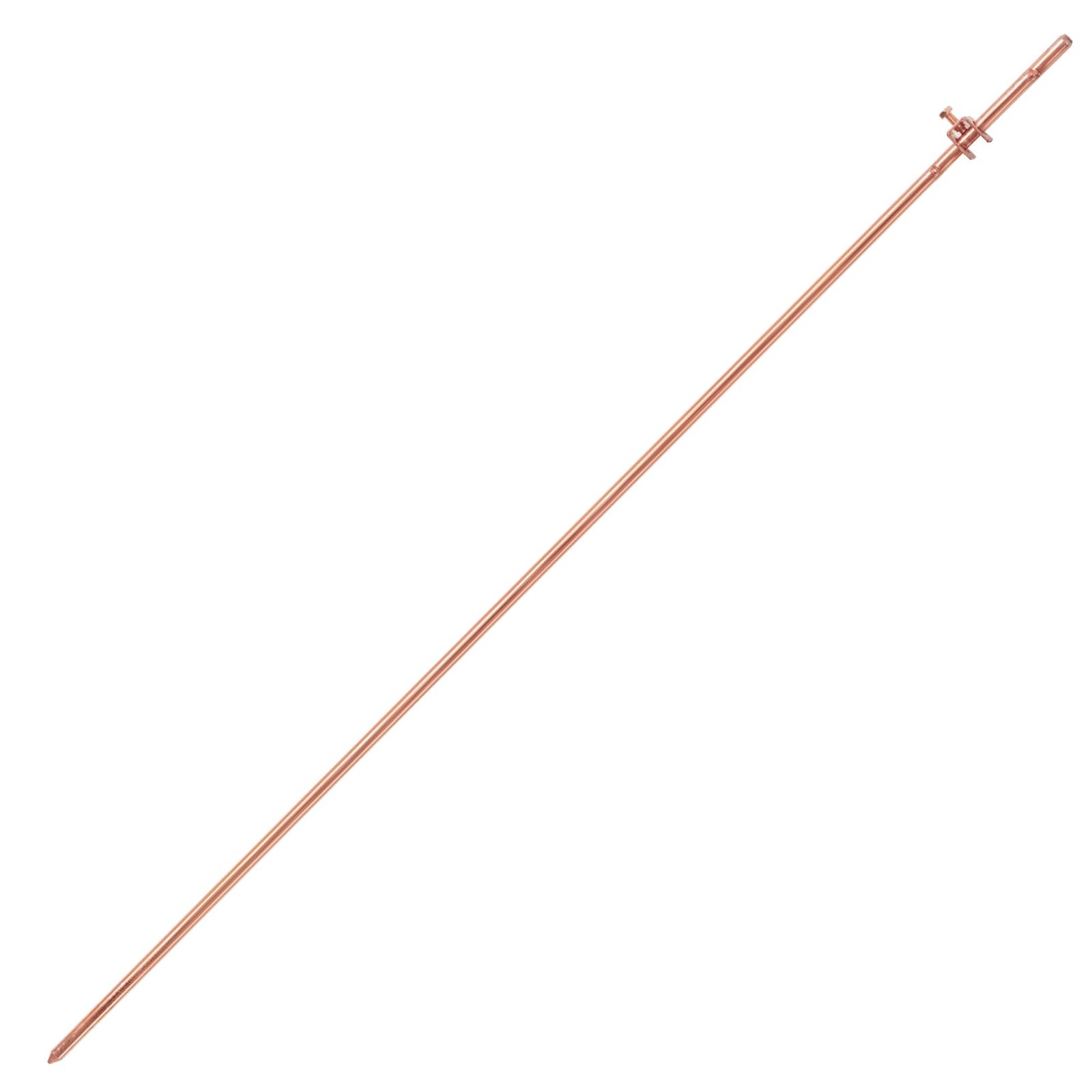 Gounengnail- 4 Grounding Rod – 3/8 Copper Ground Rod Wire For Electric Fences