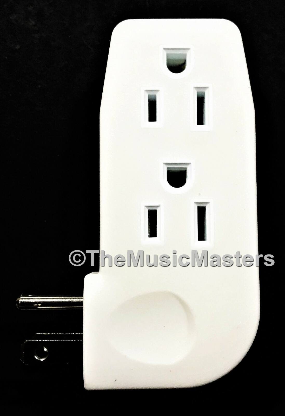 Triple 3 Outlet Grounded AC Wall Plug Power Tap Splitter 3-Way Electric Adapter
