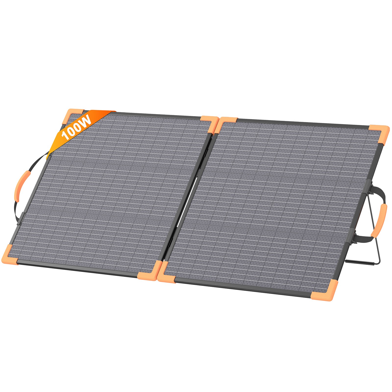 MHPOWOS Bifacial Portable Solar Panel 200Watt IP68 Waterproof Solar Charger Kit