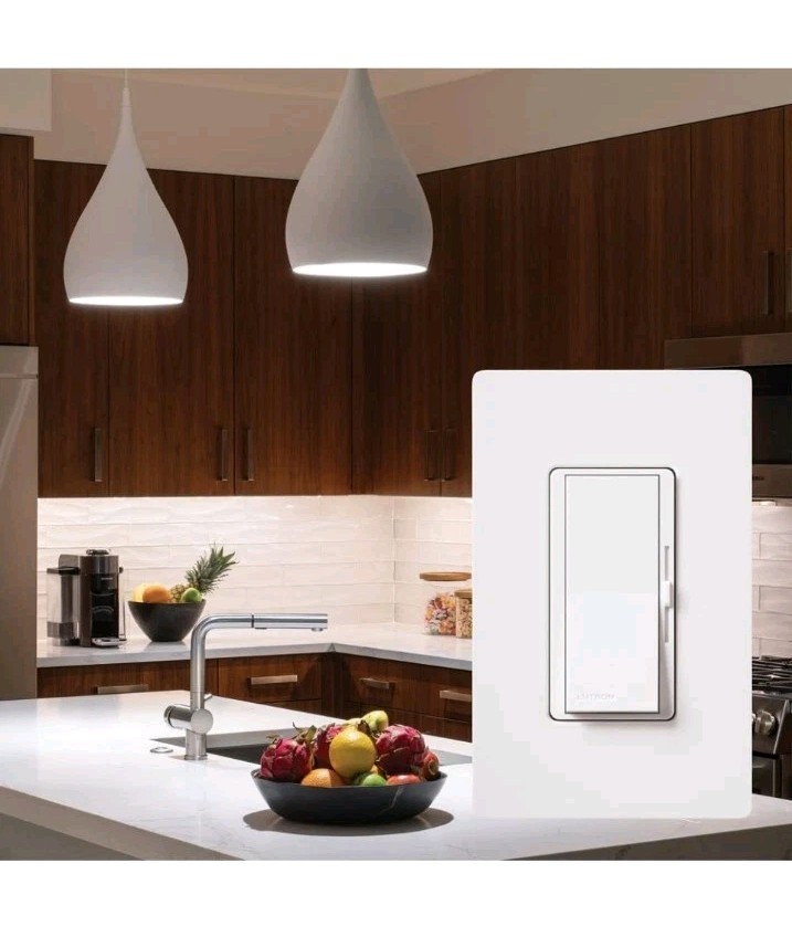 Diva Dimmer Switch for Electronic Low Voltage, 300-Watt/Single-Pole or 3-Way, Iv
